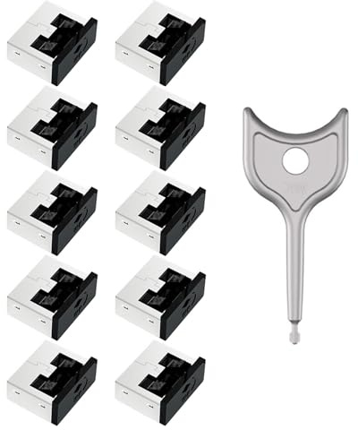 Ranuw Abnehmbare USB Schnittstellen Schloss, Metall Computer Port Schutz, einfache Installation, breite Kompatibilität, Anti Hacking, Computer USB Port Abdeckung