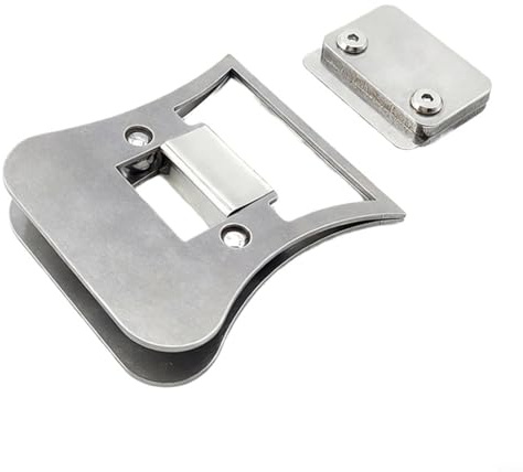 NINMORTH Strumenti professionali per la costruzione di mosche, per morsetto in acciaio inox per allineamento pulito delle piume, argento, 1 pezzo (acciaio inossidabile)