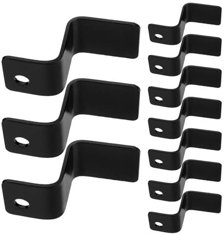 MOBUTOFU Battery Case Hangers Efficient Battery Management 5 Pair Wheelchair Metal Z-shape Sturdy Construction for Replacement Wheelchair Accessories for Mobility and Everyday Use