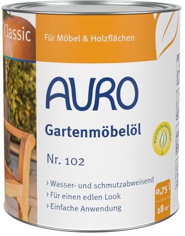 AURO Gartenmöbelöl Classic Nr.102-85 Bangkirai, 0,75 Liter