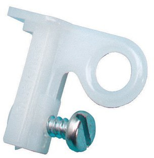 2 INTEGRA DISCREET CURTAIN TRACK END STOPS - Discrete slimglide