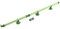 sourcing map Sourcingmap Aquarium Luft Stein Blase Wand Rohr Ausströmer Set 14 Grün