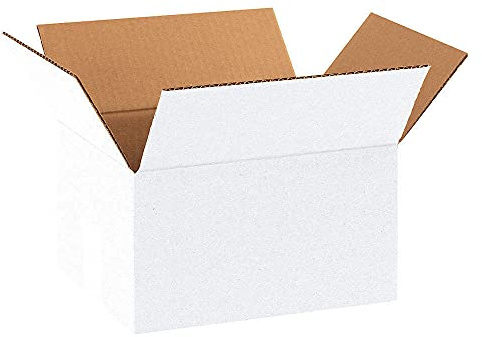 Weiße Kartons, 60 x 40 x 40 cm, Verpackungskartons, Umzugskartons, Umzugskartons, leicht, solide und robust, 40 Stück, hergestellt in Italien