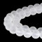 Magnifiques perles naturelles en agate, perles rondes en vrac pour fabrication de bijoux, Clear Quartz, 4 mm