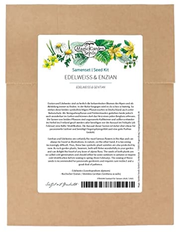 Edelweiss & Enzian - Samenset mit den beiden wohl berühmtesten Alpenblumen Grundset