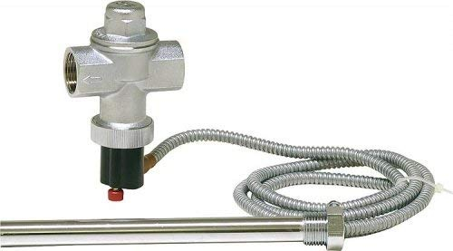 Thermische Ablaufsicherung Caleffi DN20 3/4 Zoll IG Typ 543 Mit Kapillar Rohr Kamin Ofen