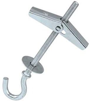 Federklappdübel | Hohlraumdübel mit Deckenhaken C M4x75 | 50 Stück | Wkret-met