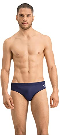 Puma Brief Maillot de Bain, Bleu Marine, XL Homme