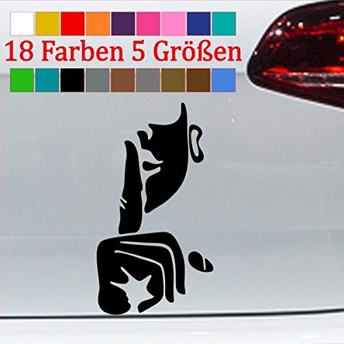 generisch Psst leise Aufkleber Bitte Nicht stören Sticker leise sprechen Ruhe Fun 70-Schwarz 10x5,5cm