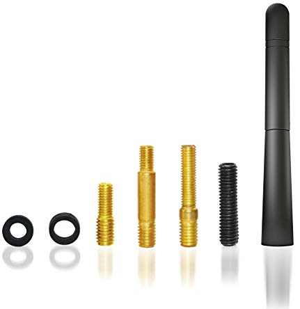 Mini antenne radio courte en fibre de carbone de 12 cm pour Ford, Toyota, VW, Audi, Chevrolet, Nissan et Honda