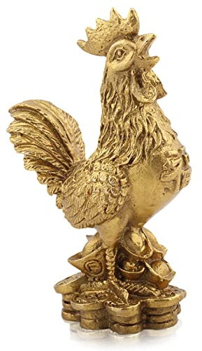 Dekofigur Hahn, Gartenstatuen Huhn Glück Reichtum Huhn Ornamente Hahn Huhn Feng Shui Home Dekorationen Handwerk Statuen, Glück Und Reichtum Eines Der Sternzeichen
