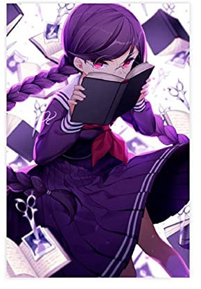 Anieme Danganronpa Fukawa Touko 45 Leinwand-Poster, Wandkunst, Deko, Bild, Gemälde für Wohnzimmer, Schlafzimmer, Dekoration, 30 x 45 cm, ohne Rahmen:
