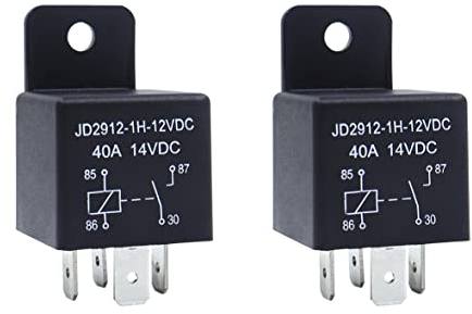 Car Relais 12V 40A 4 Pin Ralais Auto KFZ Relay for Auto oder Moto Schalter Vorspeisen (2)