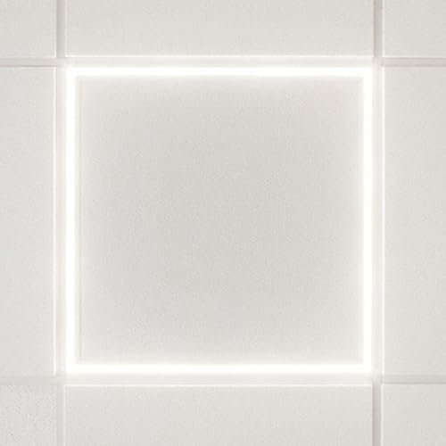 Dalle LED Cadre Lumineux 60x60 Slim 45W BLANC (Pack de 6) - Blanc Neutre 4000K - 5500K - SILAMP