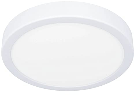Eglo 900654 Aufbauleuchte FUEVA 5 Kunststoff weiss LED 17W 3000K H:2.8cm Ø21cm