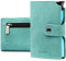 Bronzi Portafoglio Portafoglio Uomo Slim - In Pelle Marrone - Porta Carte Credito - Portacarte uomo - Mini Porta Tessere (Azzurro)