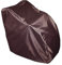 MERAXI Full Body Shiatsu Massage Chair Cover, Air Compressor Leg Massager Cover Sunscreen, Waterproof, Dustproof Oxford Cloth Material Dust Cover,Brown,135x90x130cm