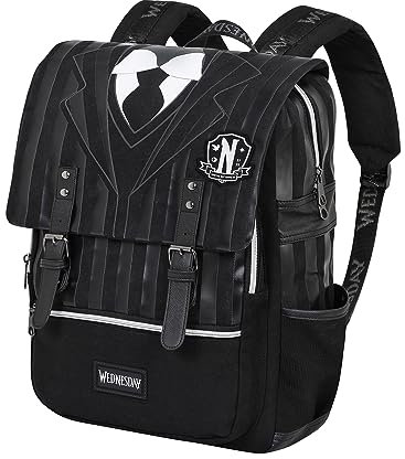 Wednesday Uniform-Oxford Rucksack, Schwarz