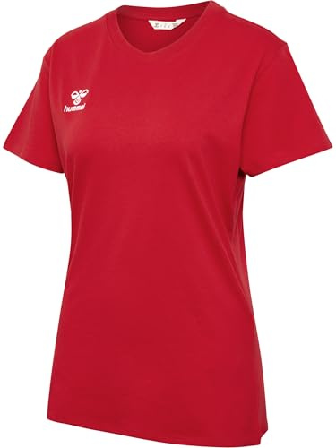 hummel Womens hmlGo 2.0 T-Shirt, Red, Extra Small