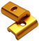 CALIBAN Folding Bike C Hook Clamp Plate for Folding Bike Hinge Clamp Plate Folding Bike Parts Gold