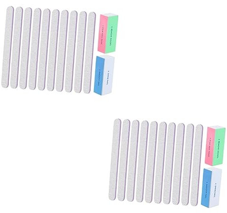 Healeved 4piezas Taco Pulidor De Uñas Limpiadores De Uñas Doble Cara Bloque De Lijado Para Manicura Texturas y Pies