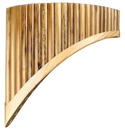 TSTS pan flute for beginners Left/Right Hand 25 Pipes Pan Flute C Key Woodwind Instrument Handmade Pan Pipes (Color : Left hand)