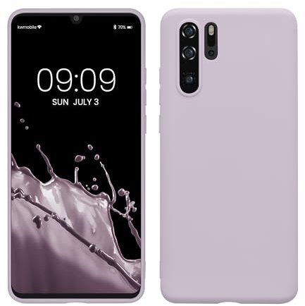 kwmobile Hülle kompatibel mit Huawei P30 Pro Hülle - weiches TPU Silikon Case - Cover geeignet für kabelloses Laden - Lavendel