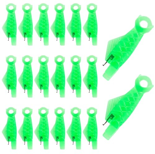 20stk Nadeleinfädler mit Fischmaul für Nähmaschinen, 2024 Neuer Nadeleinfädler im Fischformat Automatisches Nadeleinfädler-Werkzeug zum Nähen Basteln