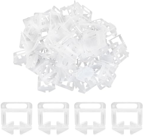 NOLACE 200 Piezas Para Junta de 2mm de Ancho Niveladores de Azulejos Cuñas Niveladoras Suelo Sistema de Nivelación Elevadores de Cuñas Para Azulejos Calzos de Nivelacion