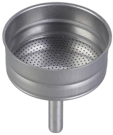 Embudo de 6 tazas de café resistente de acero inoxidable de repuesto para cafeteras que mejoran el sabor del café