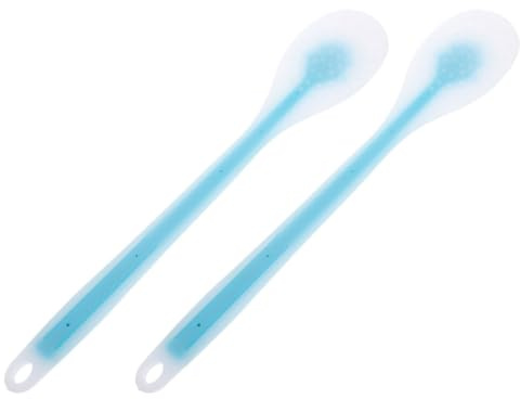 FRCOLOR 2 Stück Rückenapplikator aus Tpe für Bequeme Lotion und Medikamentenanwendung Kompakt zum Verstauen für Trockene Haut und Rückenpflege