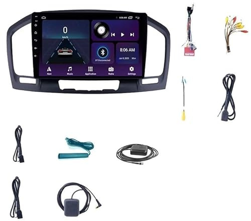 Touchscreen Stereo 2 Din für Buick Opel Insignia 2009-2013 mit Bluetooth Fm Radio, Mirror Link, USB, Aux, WiFi mit Bluetooth Mirror Link Am Radio, 4 Kern 1G+16G