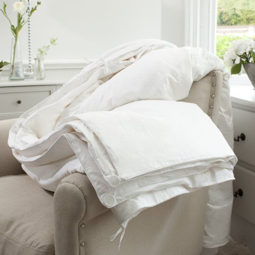Jasmine Silk All Season Combination (9 Tog + 4.5 Tog) 100% Mulberry Silk Filled Duvet Quilt - King (225 x 220cm)
