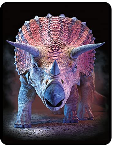 3D LiveLife Magnet - Triceratops from Deluxebase. Lenticular 3D Dinosaur Fridge Magnet. Magnetic decor for kids and adults with artwork licensed from renowned artist, David Penfound