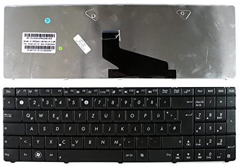 Keyboards4Laptops Alemán Negro Teclado para Ordenador portátil Compatible con ASUS 70-N511K1101