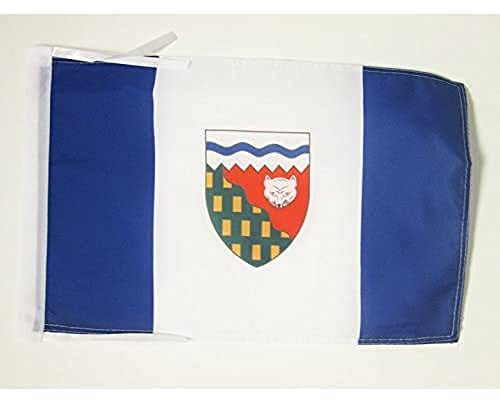 AZ FLAG Flagge Nordwest-Territorien 45x30 cm Polyester 100D Kordeln