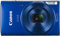 Canon IXUS 180 Digitalkamera (20 MP, 10 x Opt. Zoom, 4 x dig. Zoom, 6,8cm (2,7 Zoll) LCD Display, WLAN, Bildstabilisator) blau
