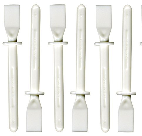 White Plastic PVA Glue Spreader Applicator Pack of 10 Paste Spreader for Kids Art & Crafts by BCreative®