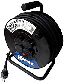Kpower 699025 Kabeltrommel 25m-3.25 Ip44, Metall