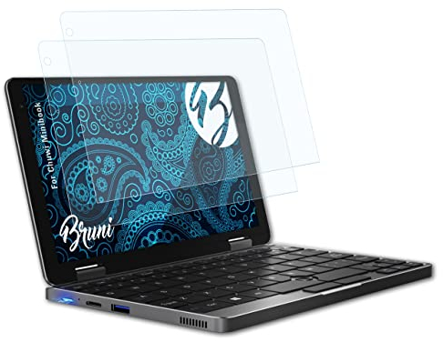 Bruni Schutzfolie kompatibel mit Chuwi Minibook Folie, glasklare Displayschutzfolie (2X)