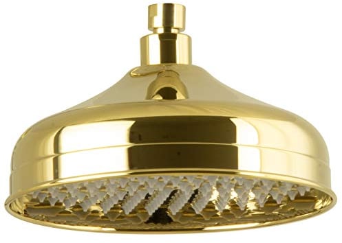 PaulGurkes Kopfbrause Gold Retro Nostalgie Regenbrause Brausekopf 20cm