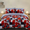 Indus Textiles 100% Pure Cotton Reversible Patterned Duvet Cover Sets Geometric - Super King