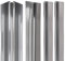 Schulte DecoDesign Profilset, 255 cm, Chromoptik, Verbindungsprofile für Duschrückwände und Wandverkleidung bis 3 mm, EP1901125 41, 2 x Endprofil, 1 x Eckverbinder in Ecke, 1 x Flächenverbinder