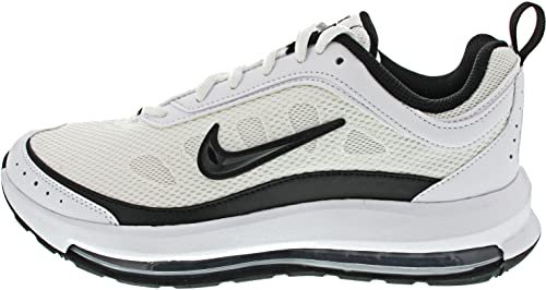 NIKE Air MAX Ap, Low Top Hombre, White Black Bright Crimson, 38.5 EU