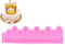 Hapivida Moule Silicone Chocolat, Couronne Fondant, Rose