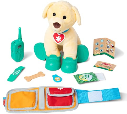 Melissa & Doug Let's Explore Rangerhund-Spielset | Plüschtier | Spielzeug zum Kuscheln | Pretend Play Spielzeug für Kinder | ab 3 Jahren | Geschenk für Jungen oder Mädchen