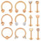 AceFun 16G Helix Piercing Roségold Knorpel Tragus Ohrstecker Ring 8mm Chirurgenstahl CZ Tragus Ohrstecker Creolen für Frauen CZ Lip Septum Barbell Piercing Ohrringe Ohrstecker Piercing Schmuck