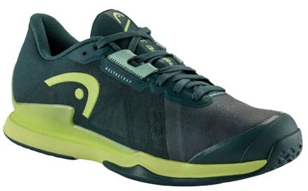 HEAD Chaussures de Tennis Sprint Pro 3.5 Men, Vert Forêt/Vert Clair