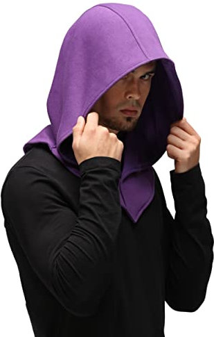 The Cosplay Company Rogue Hood intercambiabile adattabile da collezione (viola)