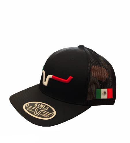 Kimes Ranch Unisex Semana Trucker gesticktes Logo Patch verstellbar Snapback Einheitsgröße Hut, Rot/Ausflug, einfarbig (Getaway Solids), Einheitsgröße